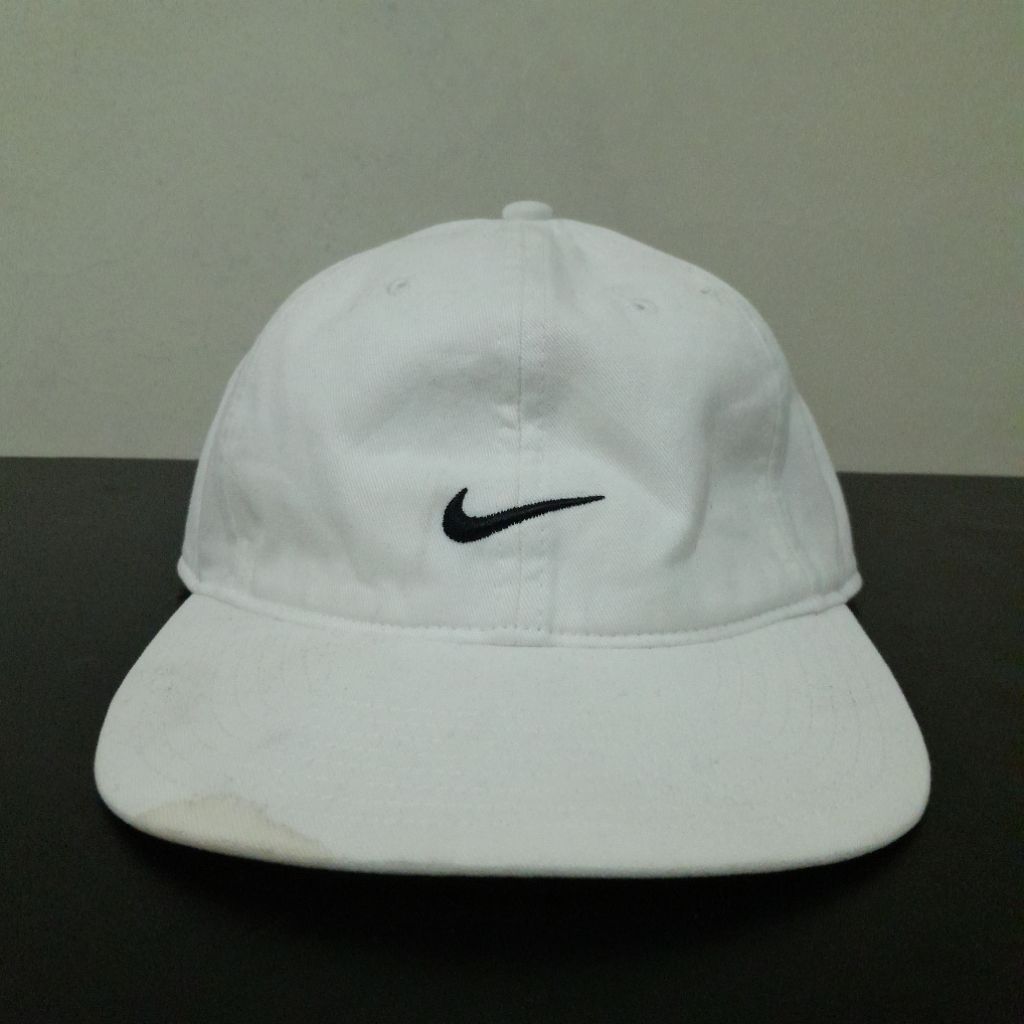 NIKE GOLF SWOOSH GOLF CAP WHITE