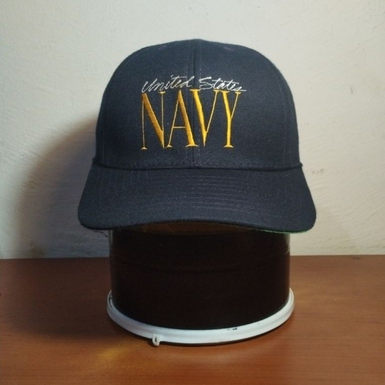 Topi US NAVY Wool Acrylic Likenew