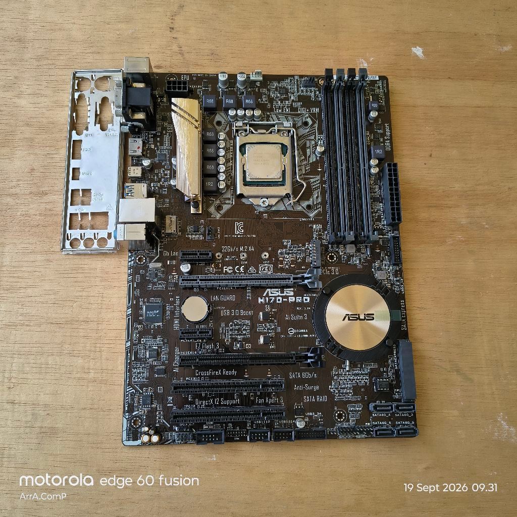.:: PAKET MOBO H170 + CORE I5 GEN 6 LGA 1151 ::.