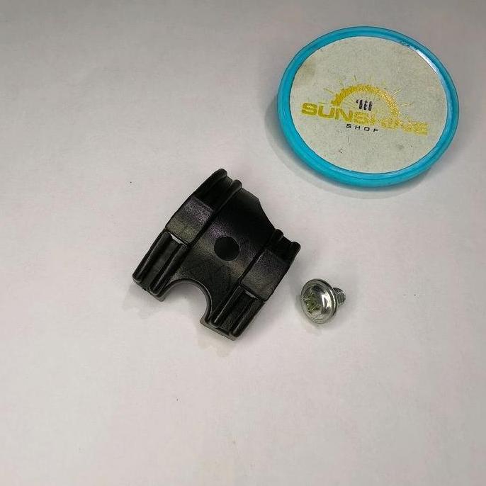 Ready Klem Cable Guide Bawah Frame BB Bottom Bracket Jalur Kawat Inner Shifter PVC Plus Baut Sepeda 