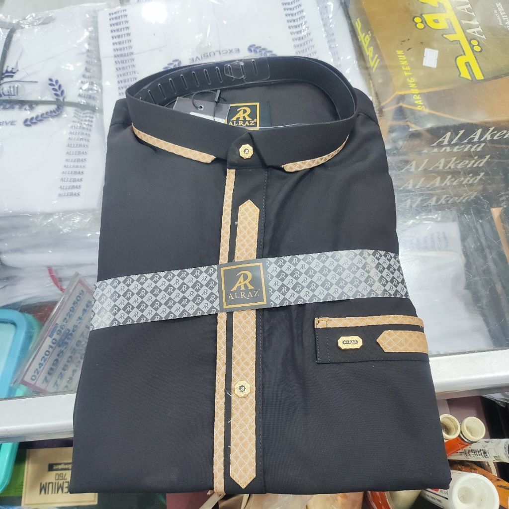 KOKO ALRAZ  HITAM PENDEK