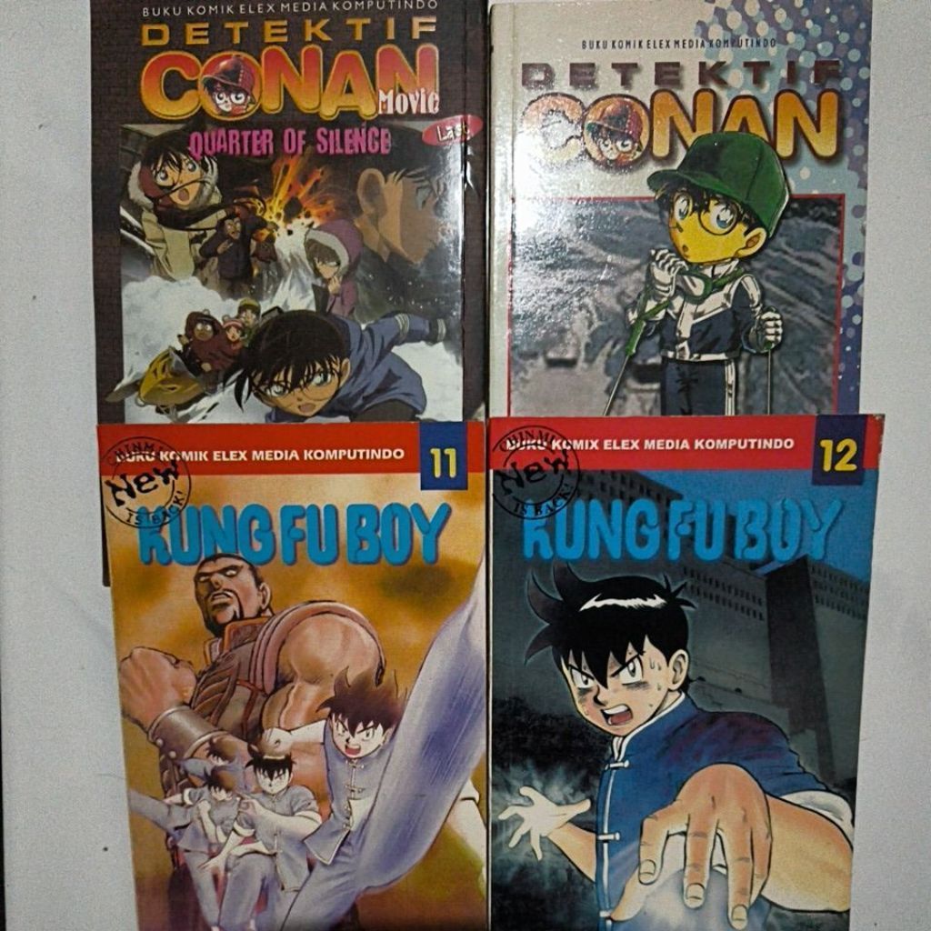 komik set conan & kungfu boy bekas