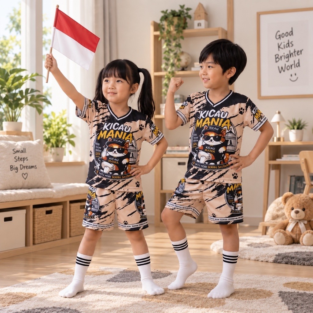 Kicau Mania Jersey Anak-anak Umur 3-10 Tahun (Kicau Mania)