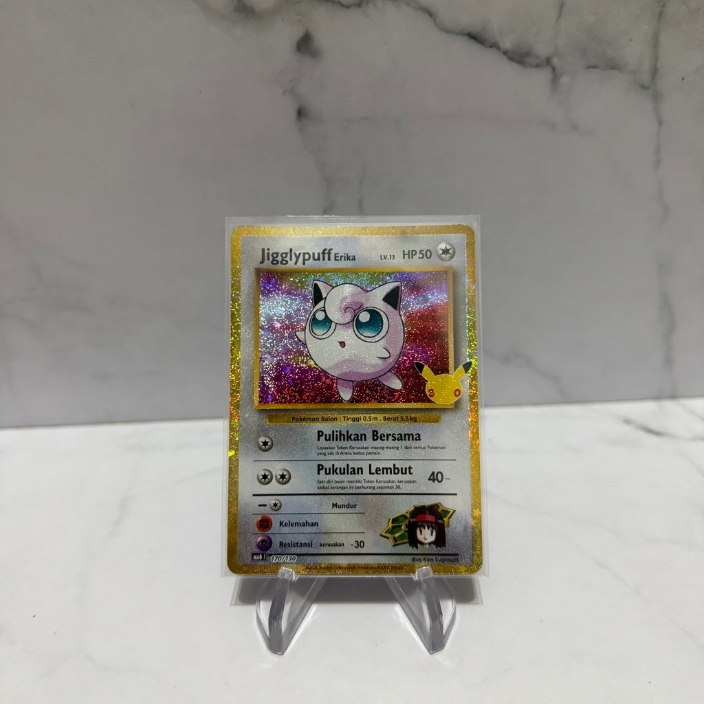 jigglypuff erika vintage 30th pokemon tcg indonesia