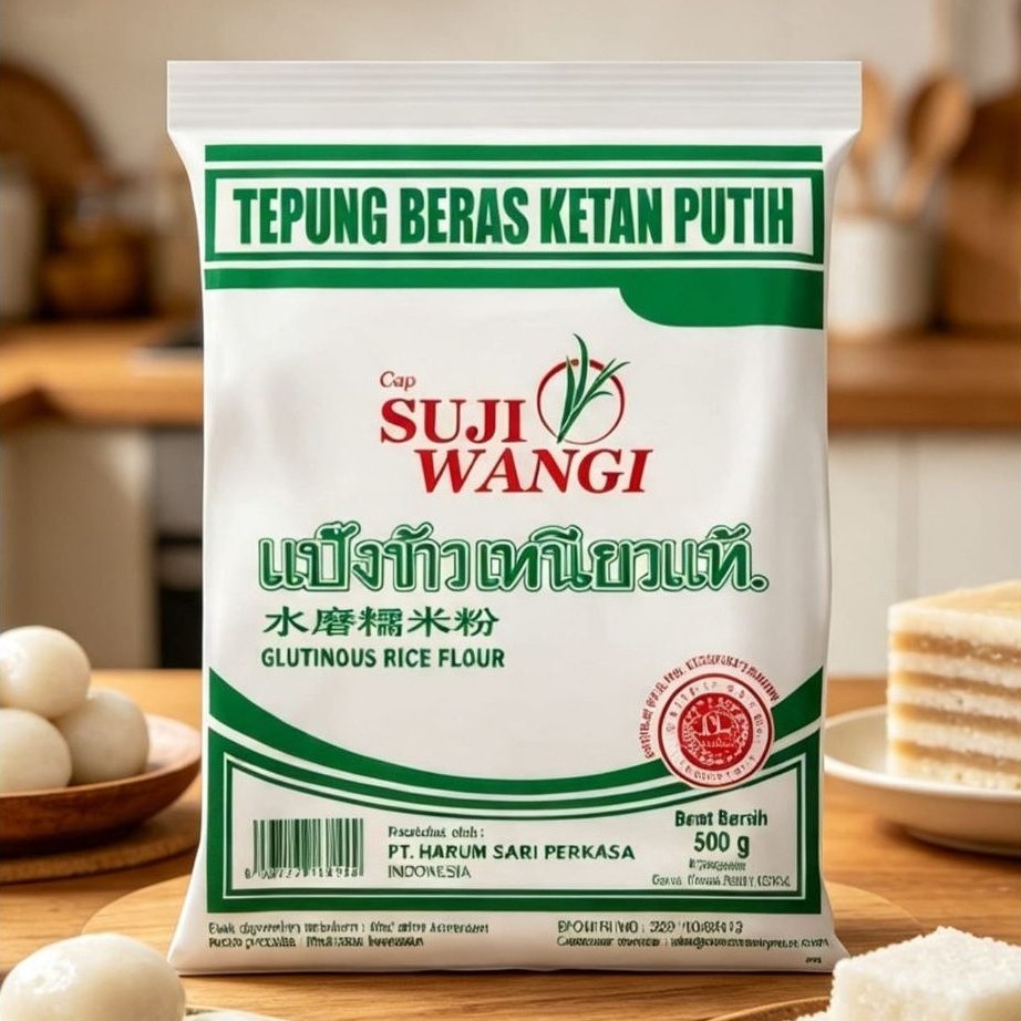 Suji Wangi Tepung Beras Ketan Putih Sujiwangi 500gr