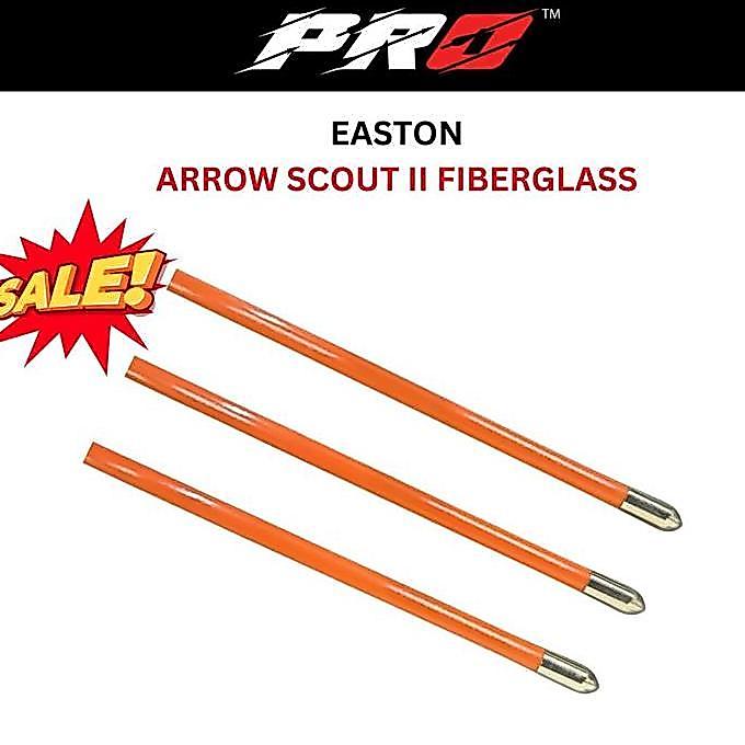ARROW MURAH FIBERGLASS SCOUT II EASTON | ANAK PANAH MURAH FIBER GLASS PEMULA | BUSUR ANAK ALAT PANAH