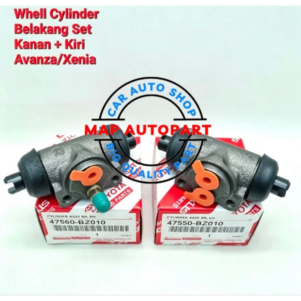 BLOK REM MASTER REM BELAKANG SET TOYOTA AVANZA 1.3 1300CC XENIA 1000CC 1300CC WHEEL CYLINDER