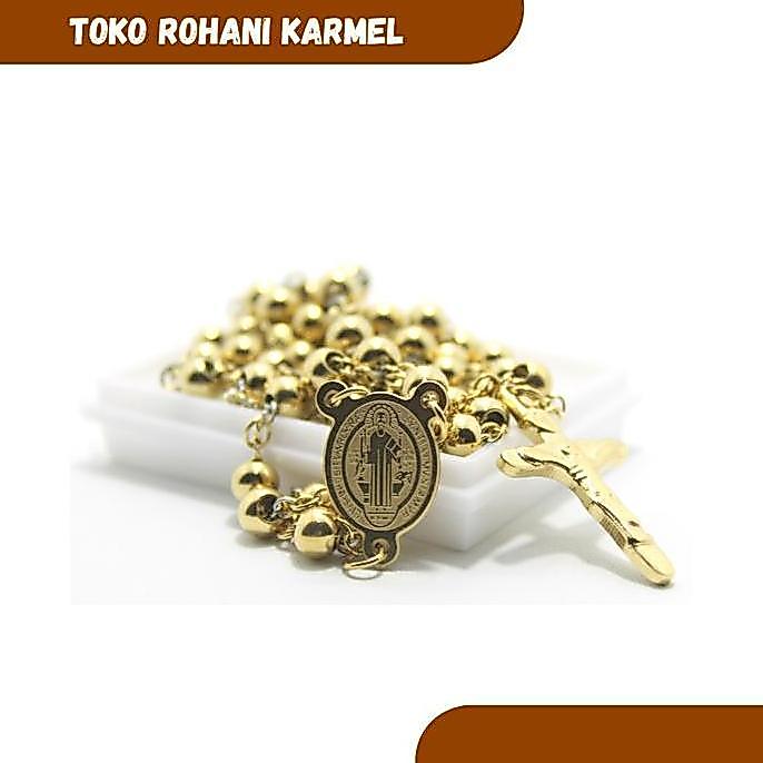 KALUNG ROSARIO EMAS SILVER / ROSARIO STAINLESS STEEL / ROSARIO MONEL