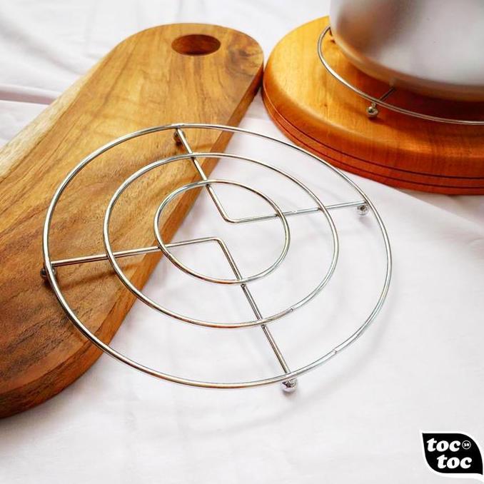 best produk] Tatakan Panci / Strika Stainless Kecil/besar