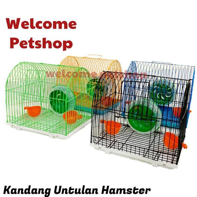 Kandang Untulan Hamster / Merek Sweet / Kandang Hamster Kecil