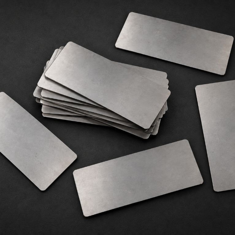 Material Titanium — Plat Titanium GR2 1 mm · 24 × 10 cm · Titanium — foto 2