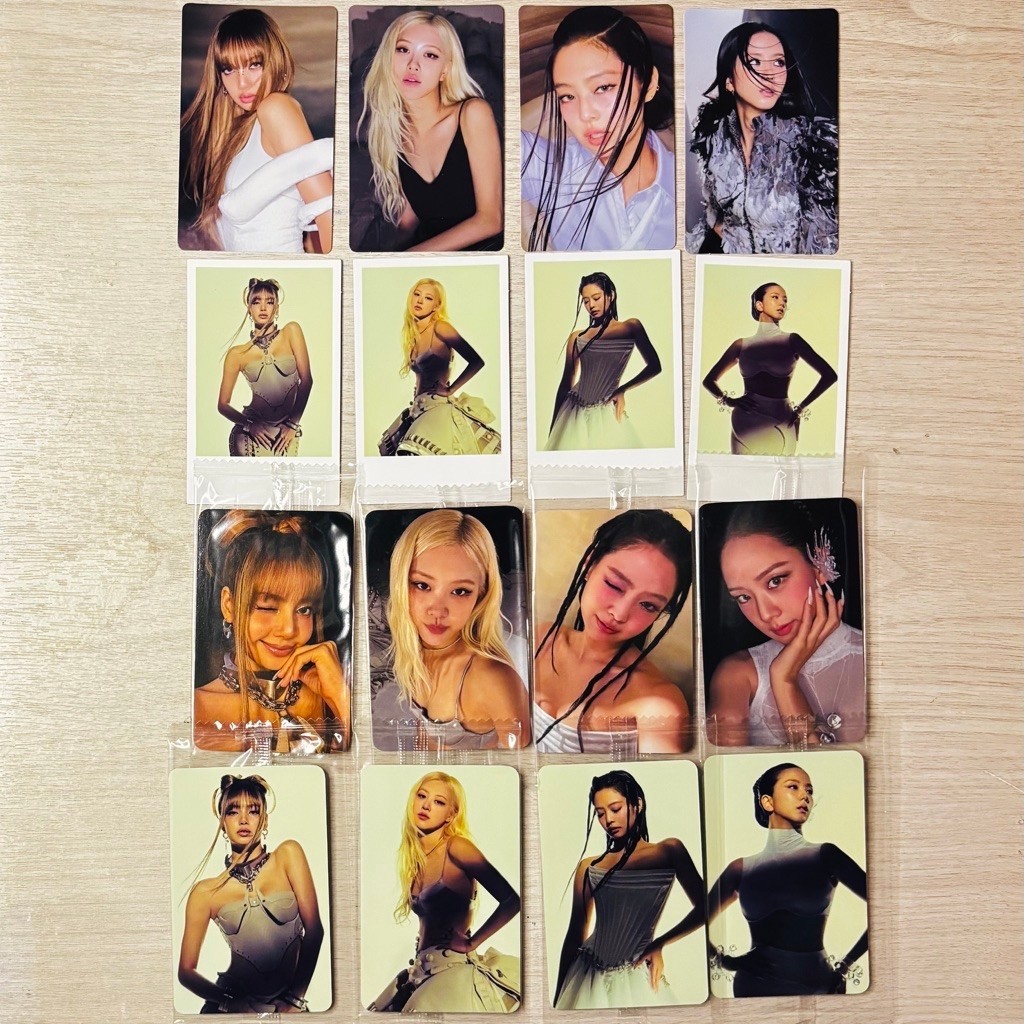 Photocard BLACKPINK JENNIE JISOO ROSE LISA - DEADLINE (POB)