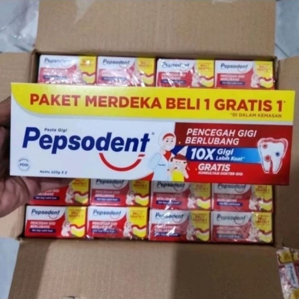 Pepsodent Beli 1 Gratis 1 2x 225gr Paket Merdeka