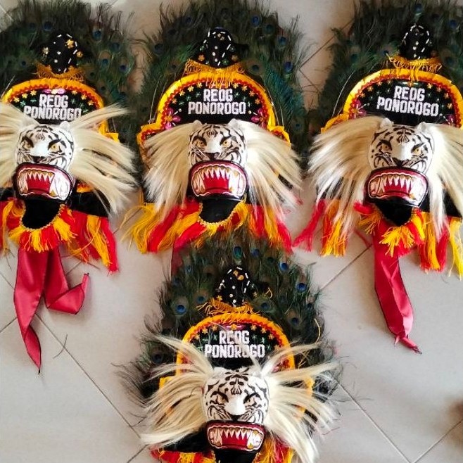 Reog mini. Reog anak dadak merak anak reog mainan ukuran 40CM