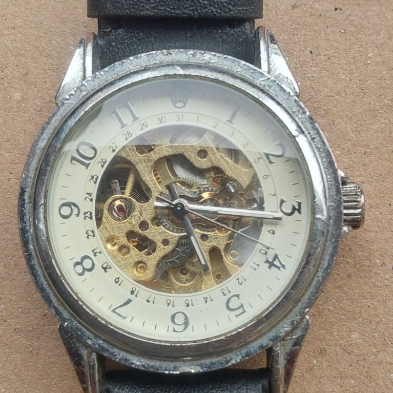 jam tangan rolex automatic+putar