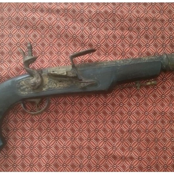 Replika pistol VOC,Barang antik,Pistol VOC, Blunderbuss,BarangVintage,BarangPajanganAntik,Barangkole