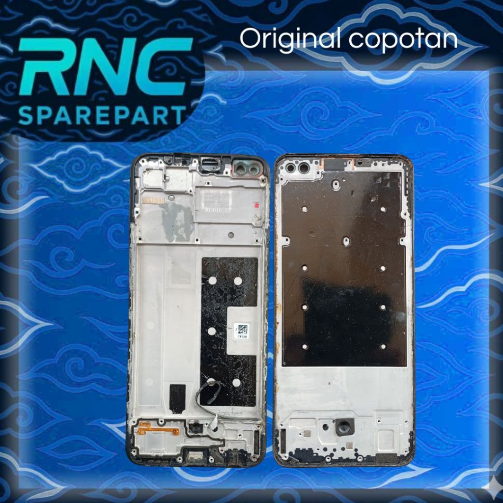 Tatakan LCD Oppo Reno 4F Second Original Copotan
