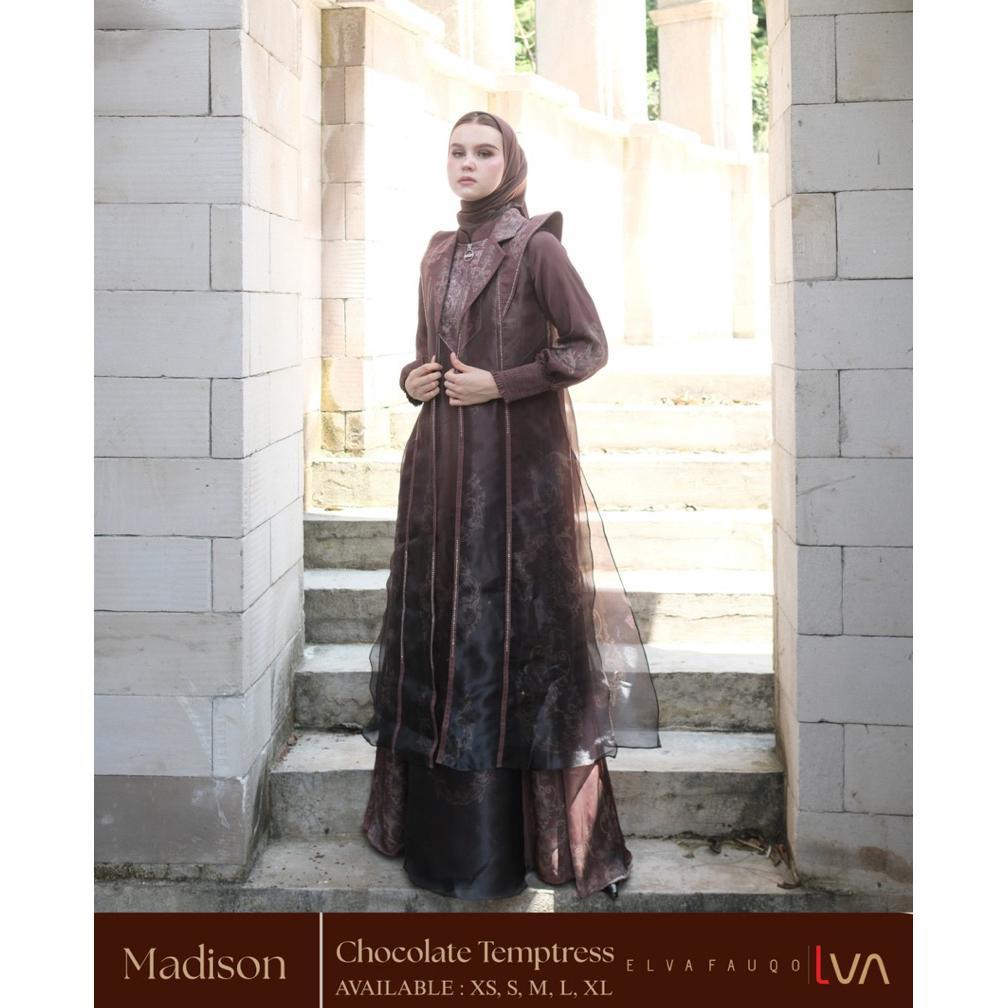ABAYA Madison by Lva Syari /GAMIS PREMIUM /ABAYA MEWAH ELEGANT ORIGINAL BY LVA