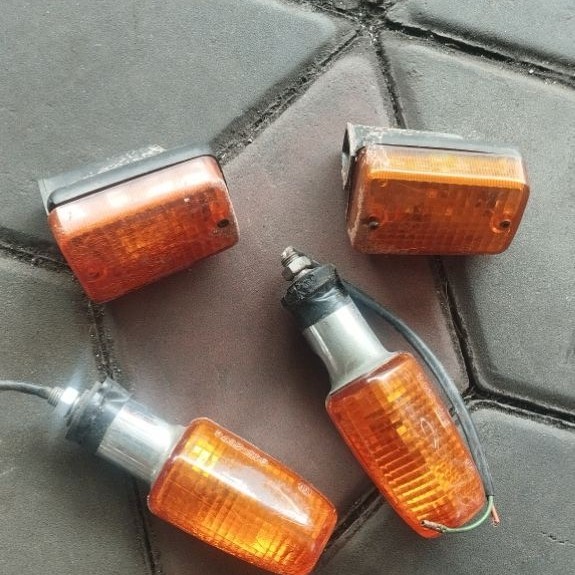 sen reteng lampu sein tiger lama Honda original copotan riting honda Win kanibalan