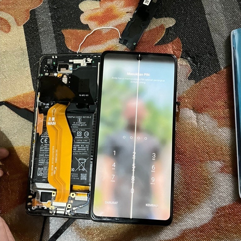 lcd hp mi 11 t