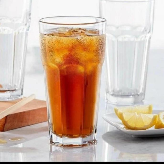 *:*:*:*:*] Gelas Kaca T1676 Bening Tinggi Highball Kapasitas Jumbo Besar 500ML Gelas Standard Cafe R