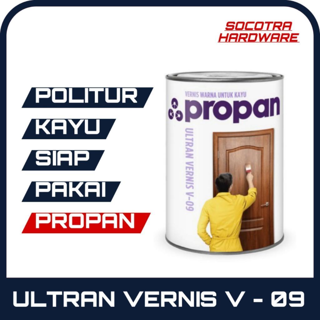 Politur kayu Propan Ultran Vernis V - 09 | Cat Kayu Interior Propan