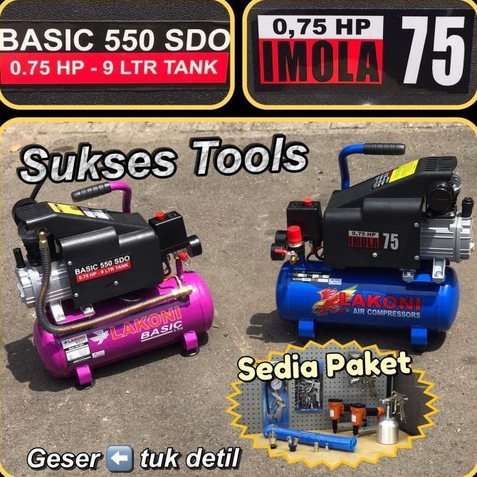 Yest- Kompresor Angin Lakoni Imola 75 Imola75 Kompressor Listrik 3/4 10 L