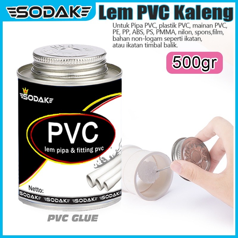 gr Lem Pipa PVC Kaleng / Lem Pipa Paralon / Lem PVC Super Kuat