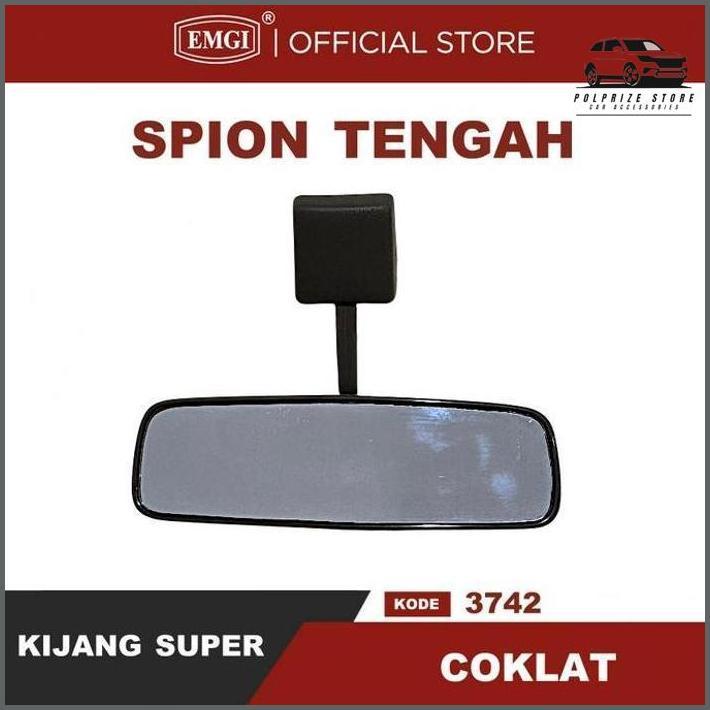 Emgi - Spion Tengah Mobil Kijang Super - Coklat Premium