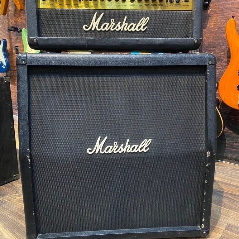 Head Cabinet Marshall MG100HDFX + Cabinet Marshall MG412A