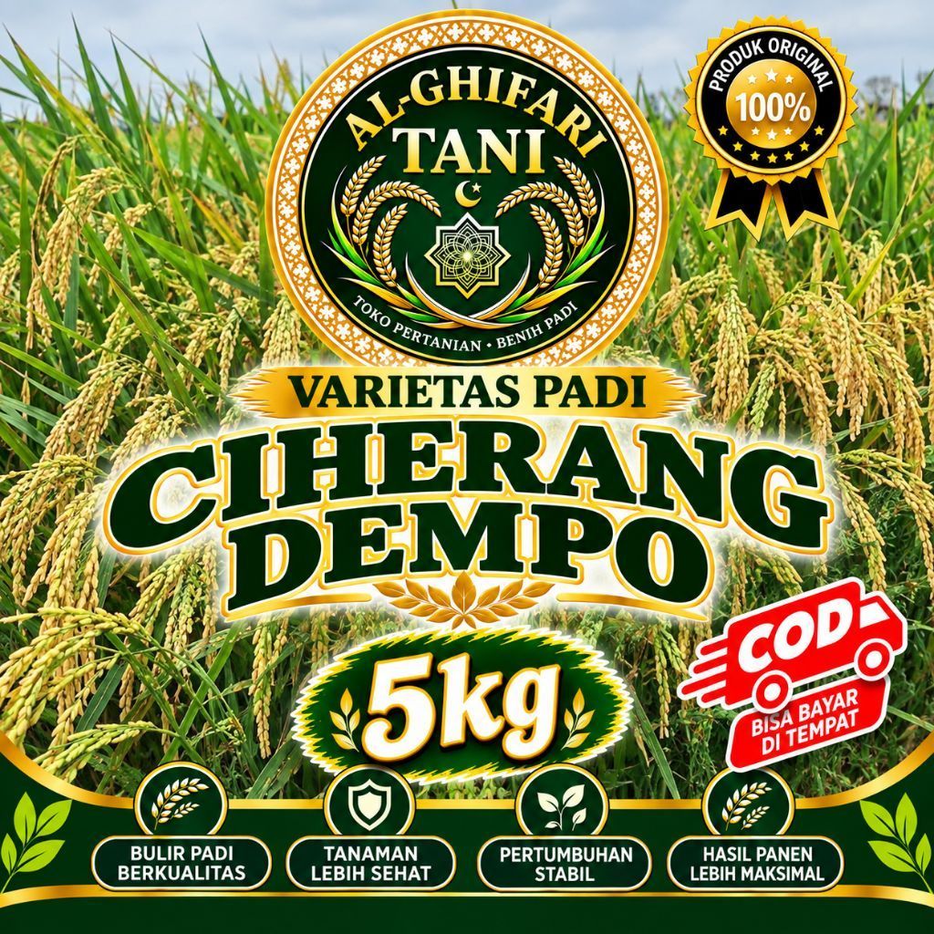 BENIH PADI CIHERANG DEMPO KEMASAN 5KG