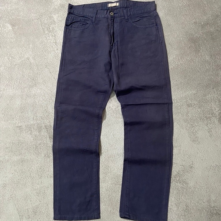 UNIQLO DARKBLUE CANVAS PANTS