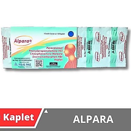 ALPARA TABLET  ( STRIP 10 TABLET ) - Obat Batuk Pilek