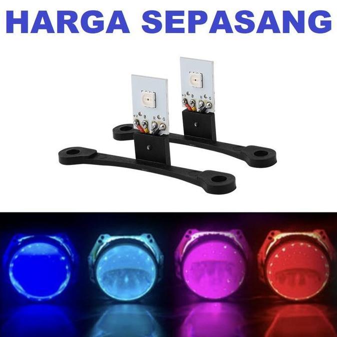 LVY Lampu LED Devil Eye Projector OSRAM Demon Eye Projie BiLED 2.5 Inci / 3 Inch Mobil Motor
