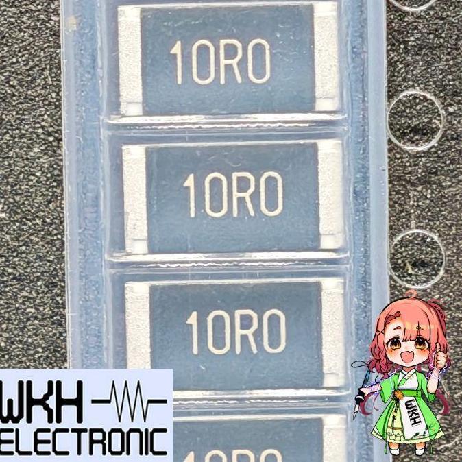 RESISTOR 10R0 10R 10 R 10OHM CODE 100 CHIP RESISTOR SMD 2512 SMD2512 HKW99