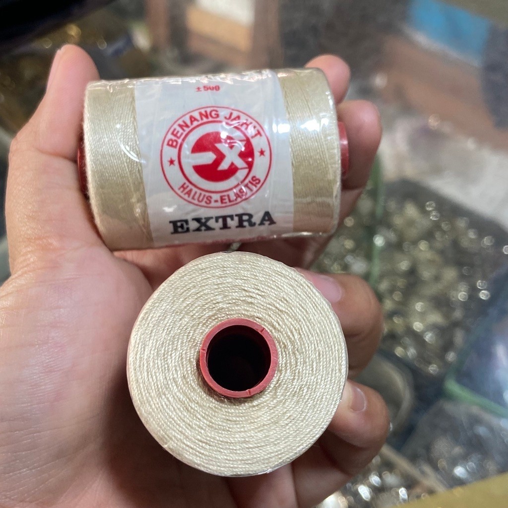 [1 biji] Benang levis Jahit Jeans EXTRA | benang sasirangan