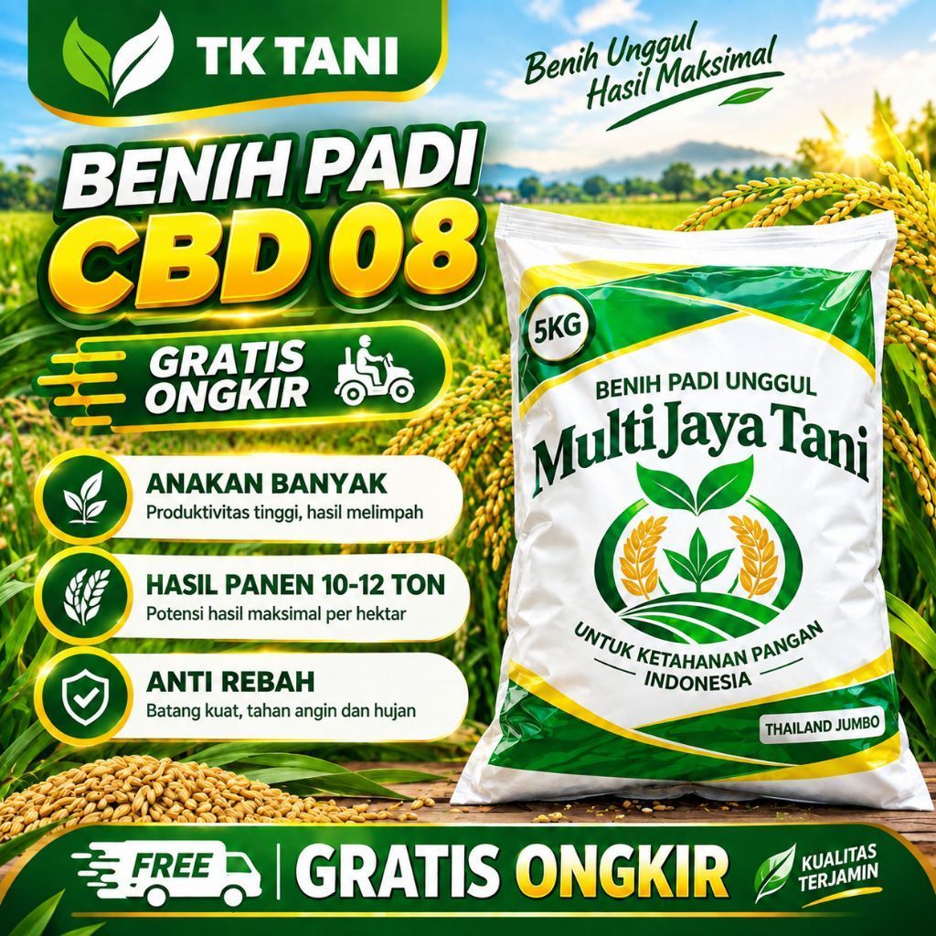 BENIH PADI UNGGUL BERKUALITAS CBD 08 100% ORIGINAL