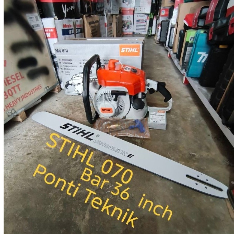 STIHL 070 BAR 36 INCH RANTAI 52T