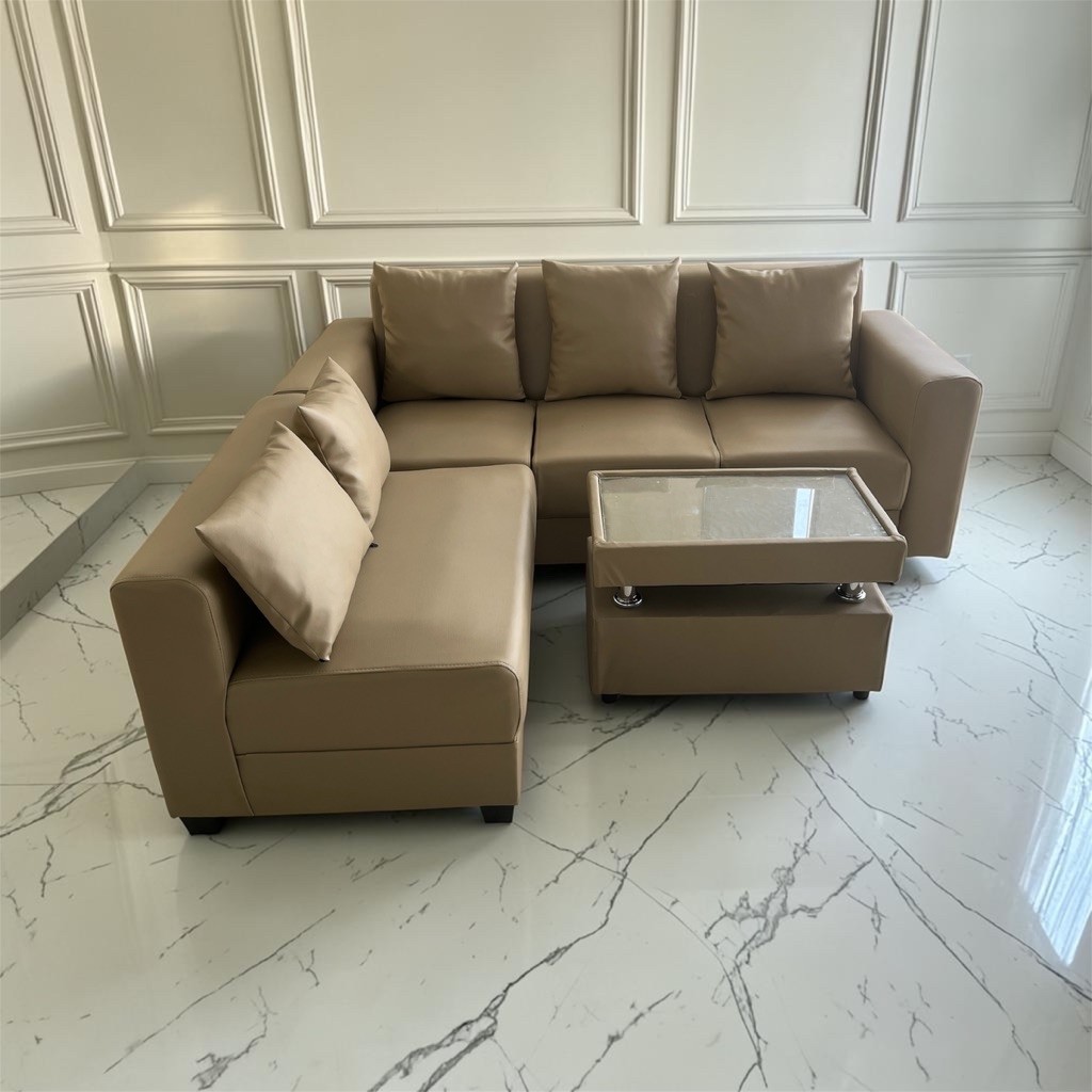 SOFA MINIMALIS L PUTUS OSCAR SINTETIS