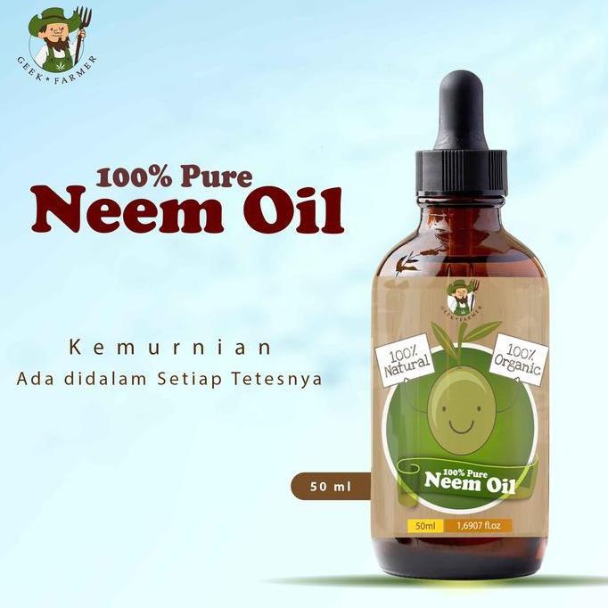 Geek Farmer - Neem Oil 50ml Pure 100% Minyak Biji Nimba
