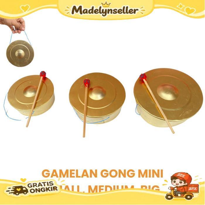 Gamelan Gong Mini, Medium, Dan Big - Kenong - Gong Bali - Mainan Gong - Mainan Gamelan - Alat Musik 