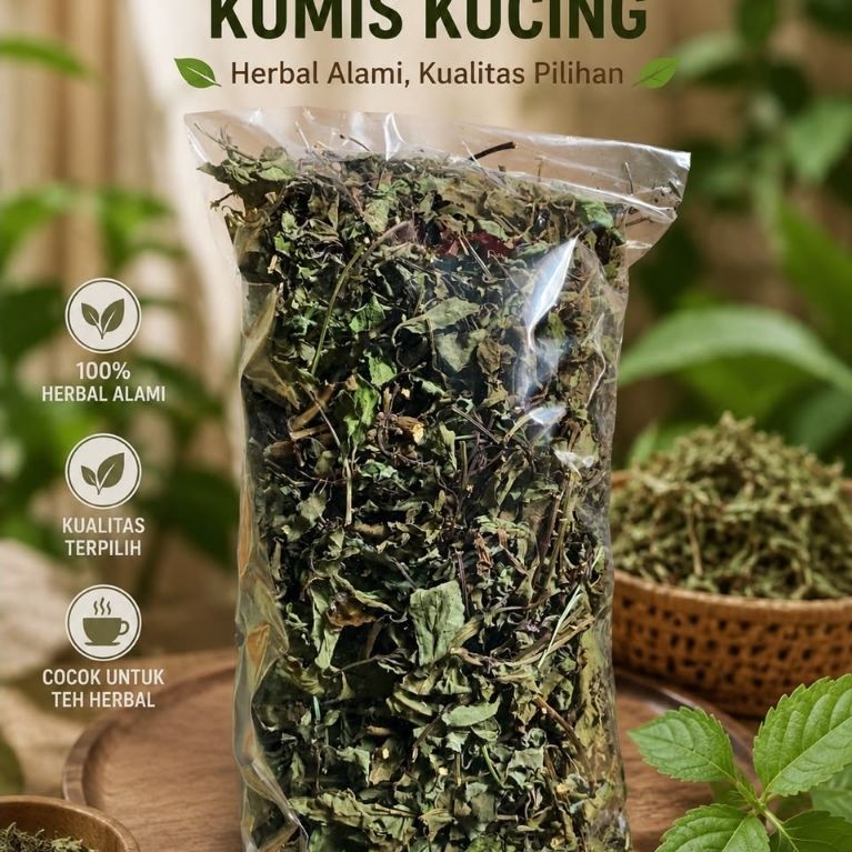 kumis kucing kering
