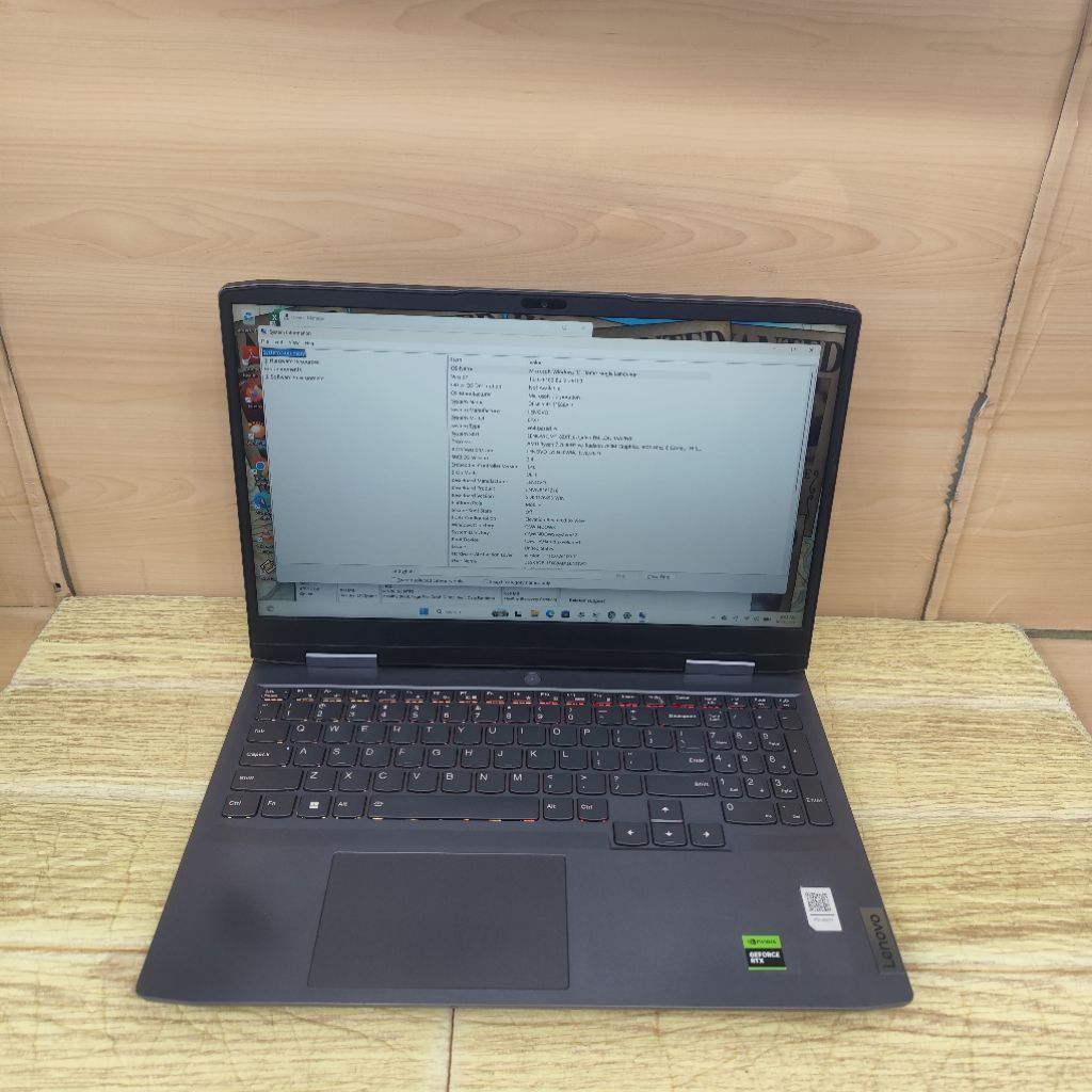 Laptop Second Lenovo LOQ 15APH8 AMD Ryzen 7 7840hs Ram 16gb Ssd 512gb Rtx 3050 6gb Fhd