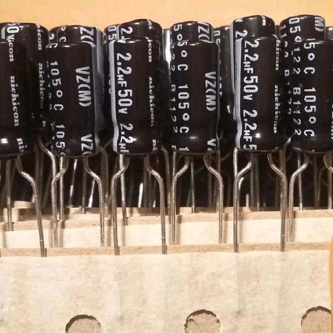 ELKO ELCO 2,2UF/50V 2,2UF 50V 2.2UF 2.2 UF 50V VZ SERIES NICHICON ELC99