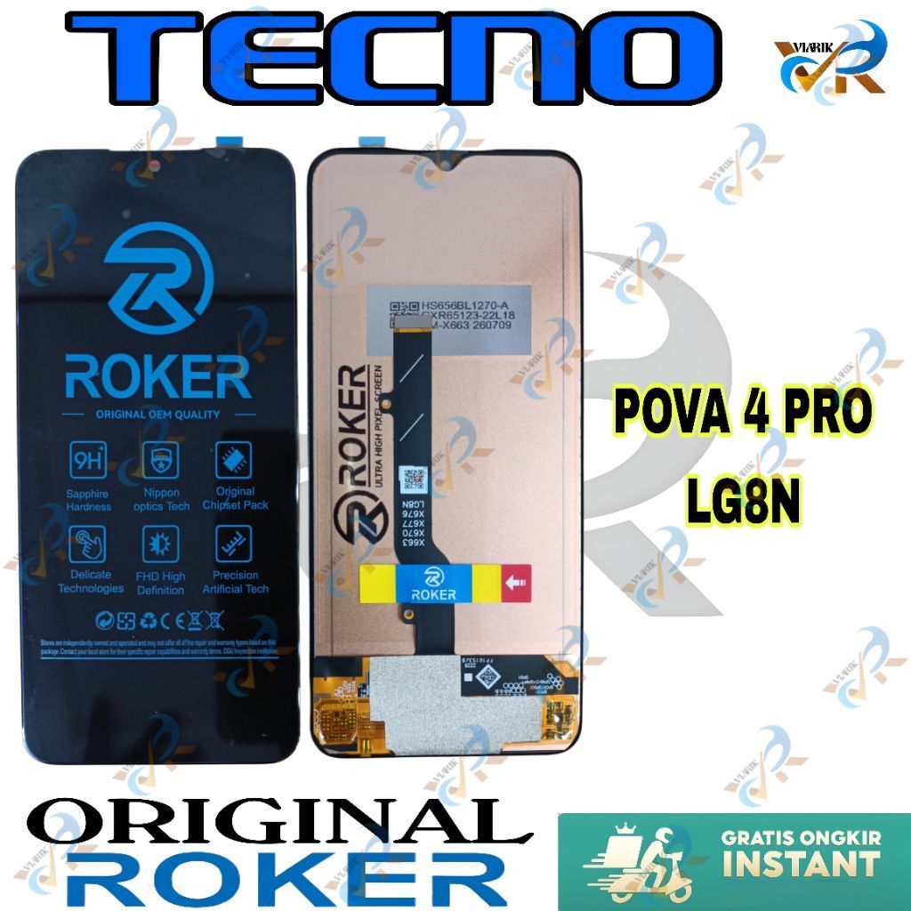 LCD TECNO POVA 4 PRO LG8N