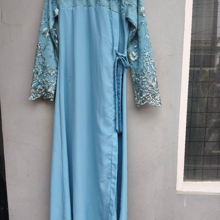 DRESS GAUN KEBAYA BRIDESMAID WEDDING WISUDA HIJAB FRIENDLY BEKAS SECOND PRELOVED
