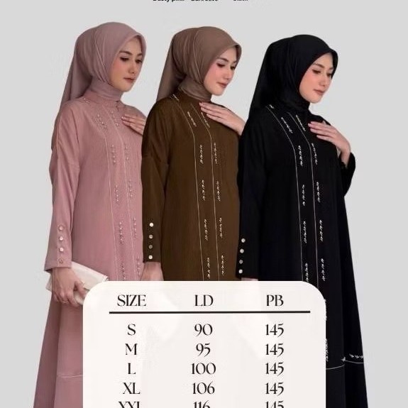 AZEEMA ABAYA BY JAVINA_OFFICIAL/javina_official/gamis lebaran/gamis original/abaya original/javina k