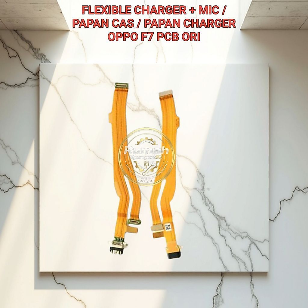 FLEXIBLE CHARGER + MIC OPPO F7 PAPAN CAS / PAPAN CHARGER OPPO F7 PCB ORI