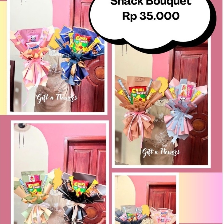 Snack Bouquet Wisuda / Buket Snack Wisuda / Hadiah Wisuda