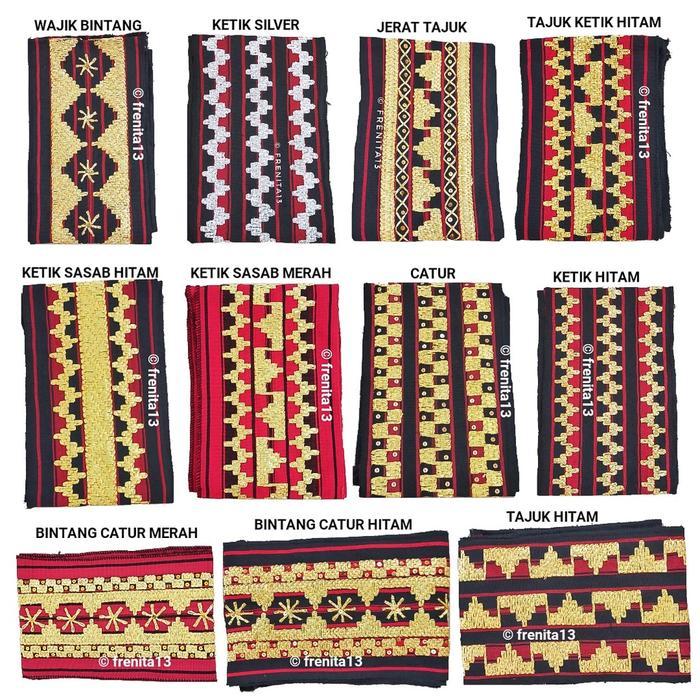 Bisban Selendang Tapis Bahan Tapis Khas Lampung Unik Tajuk Catur